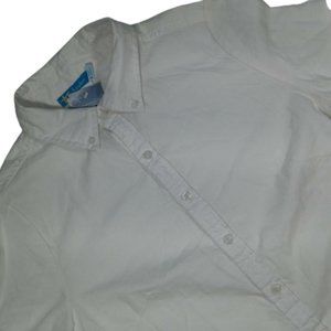 Fresh Produce Women Large Shirt White 01917